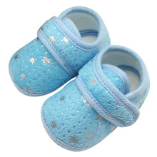 0-18Months Cute Infants Bay Boys Girls Shoes Cotton Crib Shoes Star Print First Walkers