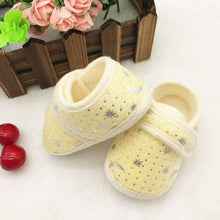 0-18Months Cute Infants Bay Boys Girls Shoes Cotton Crib Shoes Star Print First Walkers