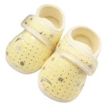 0-18Months Cute Infants Bay Boys Girls Shoes Cotton Crib Shoes Star Print First Walkers