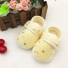 0-18Months Cute Infants Bay Boys Girls Shoes Cotton Crib Shoes Star Print First Walkers