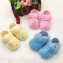 0-18Months Cute Infants Bay Boys Girls Shoes Cotton Crib Shoes Star Print First Walkers