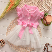 0-4Y Flower Baby Kids Girls Princess Tulle Dress Bowknot Party Shirt Tutu Dresses