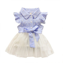 0-4Y Flower Baby Kids Girls Princess Tulle Dress Bowknot Party Shirt Tutu Dresses