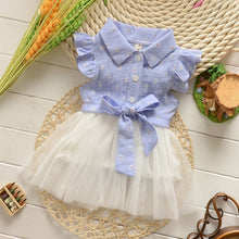 0-4Y Flower Baby Kids Girls Princess Tulle Dress Bowknot Party Shirt Tutu Dresses