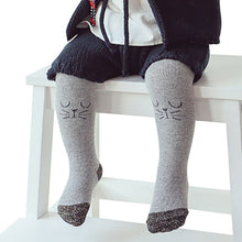 0-7Years Baby Girl Kids Cat Print Hosiery Pantyhose Pants Stockings Hose Tights 4Colors