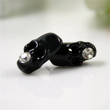 Skeleton Earring for Women Rhinestone Crystal Stud Earrings