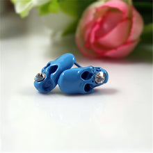 Skeleton Earring for Women Rhinestone Crystal Stud Earrings