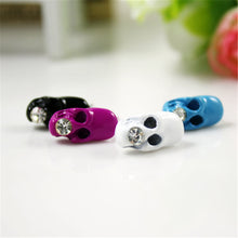 Skeleton Earring for Women Rhinestone Crystal Stud Earrings