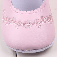 born 0-12 Months Baby Girls PU Leather Shoes Princess Flower Crib Outdoor Kids Shoes