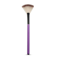 Slim Fan Shape Makeup Brushes Powder Concealer Blending Finishing Highlighter Highlighting Nail Art Brush Beauty Tool