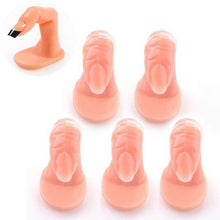 10 Pieces Practice Fake Finger Model For Hand Manicure Nail Art Training Display Nail Art Equipment Tools