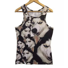 15 Styles  Men 3D Animals Pharaoh Print T-shirt Tee Blouse Tops Leasure Waistcoat Vest