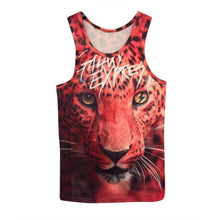 15 Styles  Men 3D Animals Pharaoh Print T-shirt Tee Blouse Tops Leasure Waistcoat Vest