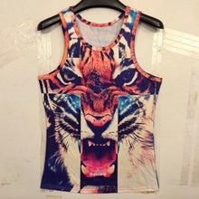 15 Styles  Men 3D Animals Pharaoh Print T-shirt Tee Blouse Tops Leasure Waistcoat Vest