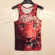 15 Styles  Men 3D Animals Pharaoh Print T-shirt Tee Blouse Tops Leasure Waistcoat Vest