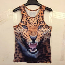 15 Styles  Men 3D Animals Pharaoh Print T-shirt Tee Blouse Tops Leasure Waistcoat Vest