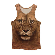 15 Styles  Men 3D Animals Pharaoh Print T-shirt Tee Blouse Tops Leasure Waistcoat Vest