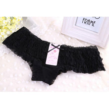 16 Colors Women Rainbow Bowknot Boyshorts Sexy Dot Underwear Women Lace Ruffles Sheer Panties Butt Lifter Briefs PY3
