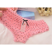 16 Colors Women Rainbow Bowknot Boyshorts Sexy Dot Underwear Women Lace Ruffles Sheer Panties Butt Lifter Briefs PY3