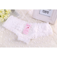 16 Colors Women Rainbow Bowknot Boyshorts Sexy Dot Underwear Women Lace Ruffles Sheer Panties Butt Lifter Briefs PY3