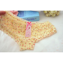 16 Colors Women Rainbow Bowknot Boyshorts Sexy Dot Underwear Women Lace Ruffles Sheer Panties Butt Lifter Briefs PY3