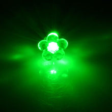 Flower Shape LED Earring Light Up Bling Ear Studs Earrings Dance Party