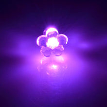 Flower Shape LED Earring Light Up Bling Ear Studs Earrings Dance Party