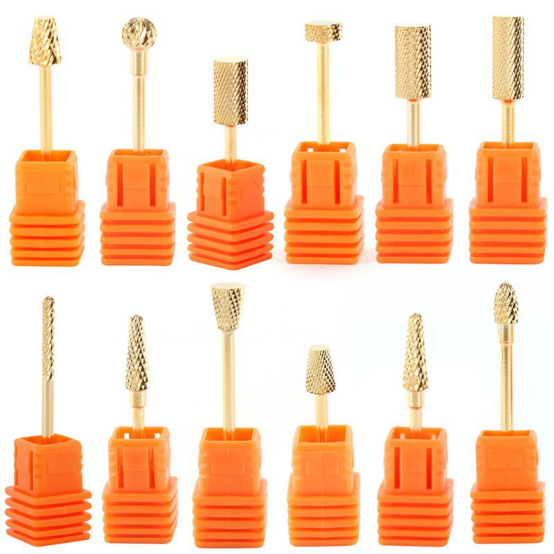 Nail Drill Bits File Grinding Electric Machine Manicure Pedicure Tool Kit
