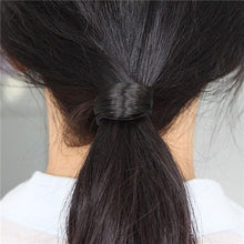 2pcs Lady Women Braid/Straight Wig Elastic Headband Hair Band Rope Scrunchie Hairband Ponytail