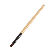 Elite Angled Eyebrow Makeup Brushes White Handle Eye Liner Brow Blush Beauty Tools Maquillaje