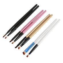 Elite Angled Eyebrow Makeup Brushes White Handle Eye Liner Brow Blush Beauty Tools Maquillaje