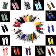 1piece 19 Choices  Crystal Fine Jewelry Healing Point Chakra Reiki Necklace Pendant Beads