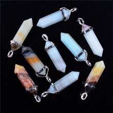 1piece 19 Choices  Crystal Fine Jewelry Healing Point Chakra Reiki Necklace Pendant Beads