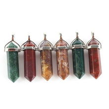 1piece 19 Choices  Crystal Fine Jewelry Healing Point Chakra Reiki Necklace Pendant Beads