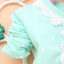 2-4Years Baby Kids Girls Polka Dots Children Outerwear Shirt Long Sleeve Lace Pearl Cardigan Dress Coat Clothing