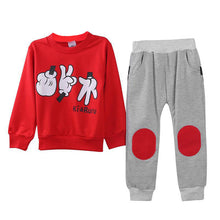 2-7Y Kids Clothes Suit Baby Boys Girls 2pcs Top + Pants Finger Games Tracksuits Children Outfit Clothing Sets