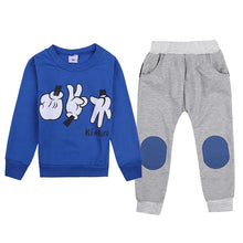 2-7Y Kids Clothes Suit Baby Boys Girls 2pcs Top + Pants Finger Games Tracksuits Children Outfit Clothing Sets