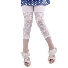 2-7Y Baby Girls Legging Pants Lace Modal Legging Kids Ballet Dance Cropped Capris Pants