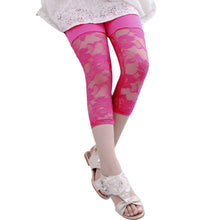 2-7Y Baby Girls Legging Pants Lace Modal Legging Kids Ballet Dance Cropped Capris Pants