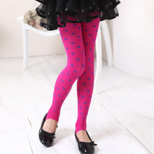 2-7Y Baby Kids Girls Toddler Love Heart Trousers Pantyhose Socks