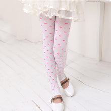 2-7Y Baby Kids Girls Toddler Love Heart Trousers Pantyhose Socks