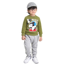 2-7Years Cute Bird Pattern Pants Kids Boys Toddler Cotton Warm Harlan Pants Trousers