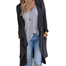 Women Long Sleeve Knitted Cardigan Loose Sweater Outwear Jacket Coat Sweater Tops Trench