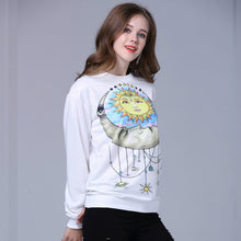 Women Plus  hoodies Animal Flower printed Casual Sweatshirt Hoody Sudaderas Sweatshirt Pullovers