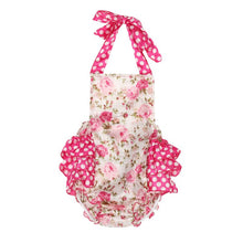 Baby Toddler Girls Halter Tutu Lace Ruffles Backless Romper Birthday Dress Jumpsuit LY5