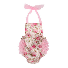 Baby Toddler Girls Halter Tutu Lace Ruffles Backless Romper Birthday Dress Jumpsuit LY5