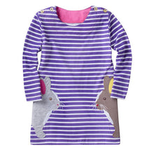 Kids Girl Dresses Casual Cartoon Print Dress Girls Clothes