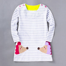Kids Girl Dresses Casual Cartoon Print Dress Girls Clothes