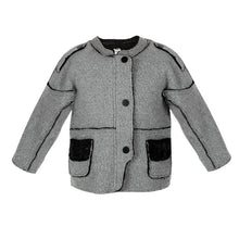 Patchwork Velvet Jacket Kids Boys Girls Winer Warm Coat BOBORA