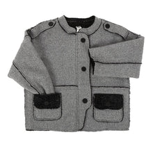 Patchwork Velvet Jacket Kids Boys Girls Winer Warm Coat BOBORA